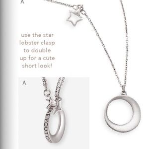 Moon and Back Necklace